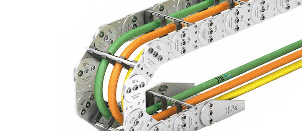 cadenas portacables de acero para industrias